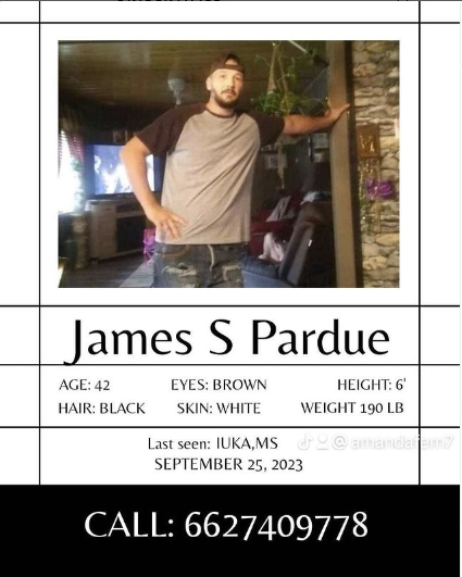 James Pardue Missing Person Report